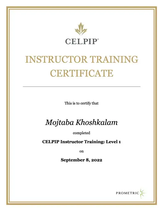 CELPIP Instructor Training Level 1