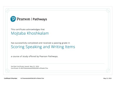 PEARSON Certified PTE Instructor