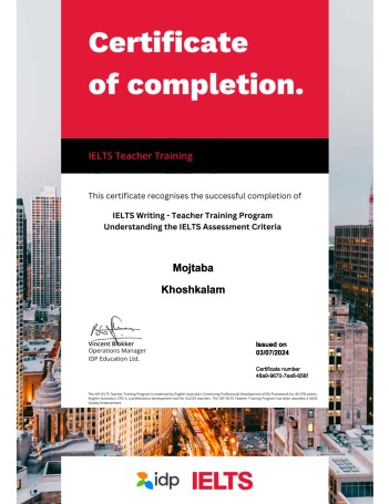 IDP Certified IELTS Instructor