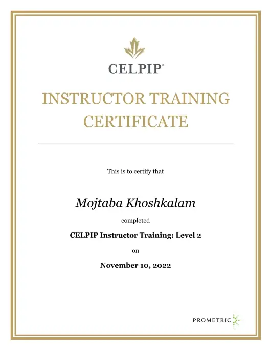 CELPIP Instructor Training Level 2