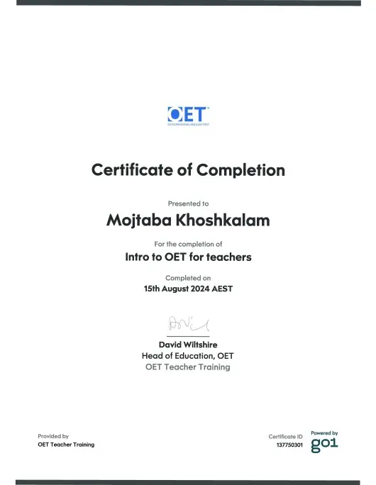 Intro to OET
